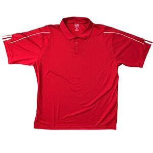 Adidas Golf‎ Climalite Polo Shirt Size 2XL Red Men’s